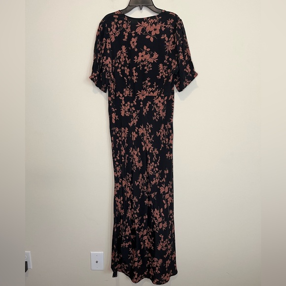 A New Day Women's Crepe Puff Short Sleeve Midi Dress Size Medium - Picture 9 of 12